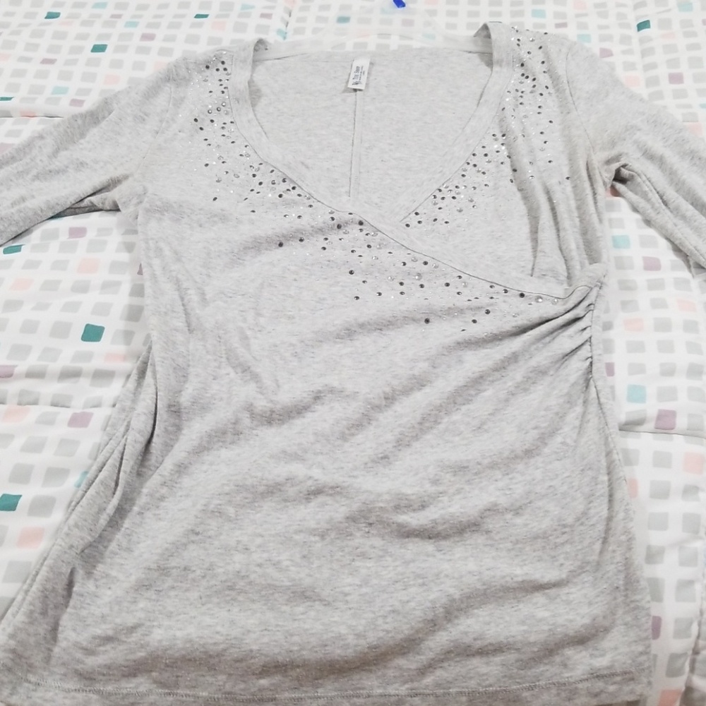 Victoria Secret Tee Shop Wrap Top.